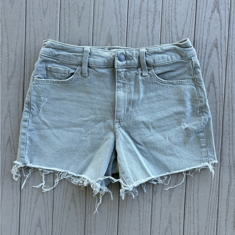 Universal Thread High Rise Vintage Midi Distressed Jean Shorts